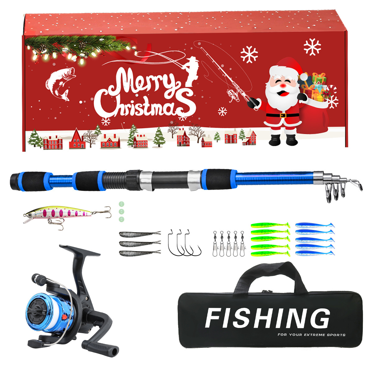 Freshwater Line - Conjunto de Pesca para Presente de